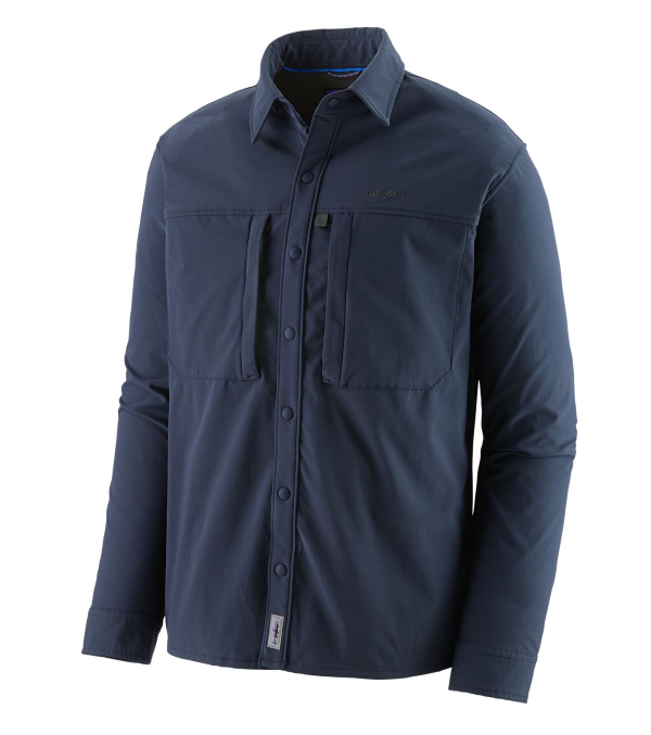 Patagonia Long-Sleeved Snap-Dry Shirt New Navy Patagonia Long-Sleeved Snap-Dry Shirt New Navy
